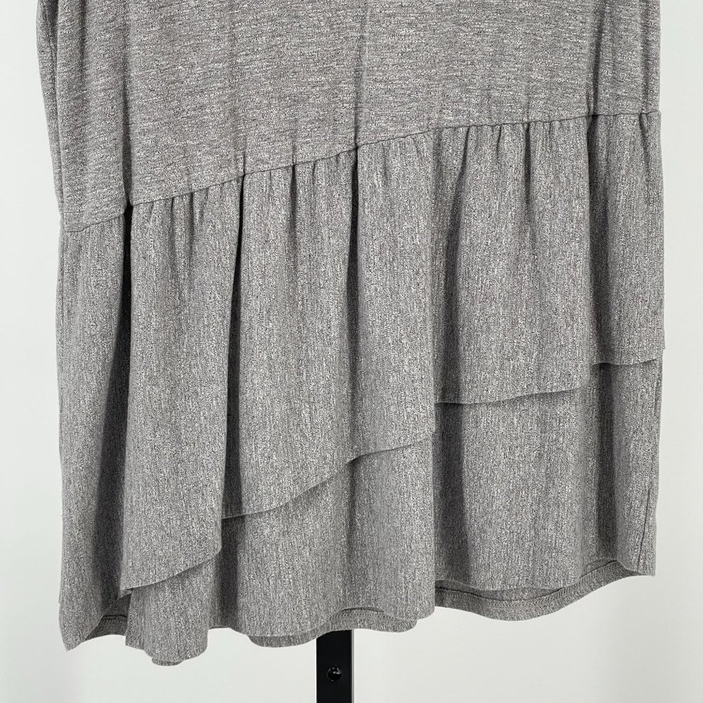 SOFT SURROUNDINGS Aurora Tiered Layered Tank Top Womens Med V Neck Asymmetrical - Picture 4 of 8